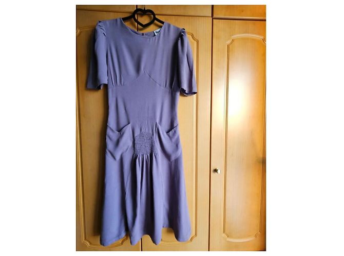 Rouje Norma Kleid lila Viskose - Ansicht 2
