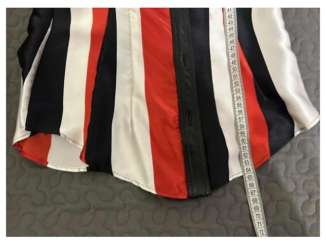 Camisa de seda Dolce & Gabbana con detalles de cuero Multicolor - vista 2