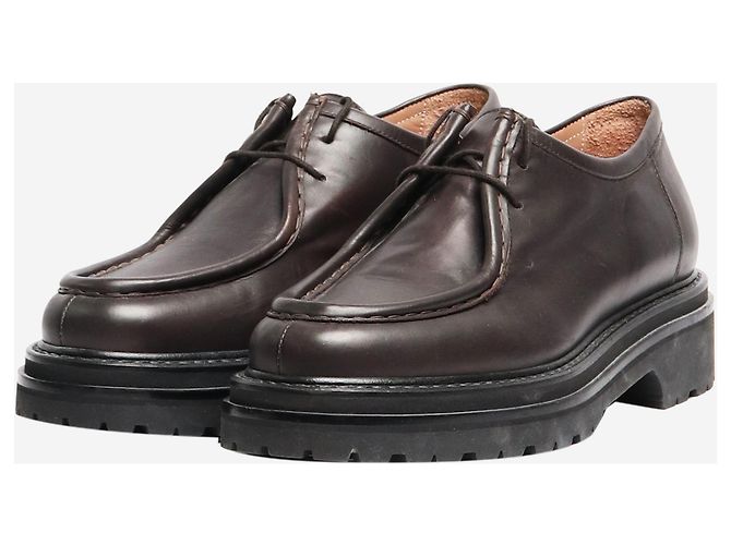 Autre Marque Brown Derby Schuhe - Größe EU 38 (UK 5) Braun - Ansicht 2