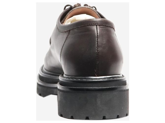 Autre Marque Brown Derby Schuhe - Größe EU 38 (UK 5) Braun - Ansicht 3