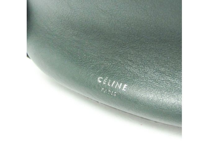 Céline Celine Big Bag Damen Leder Schultertasche Khaki - Ansicht 16