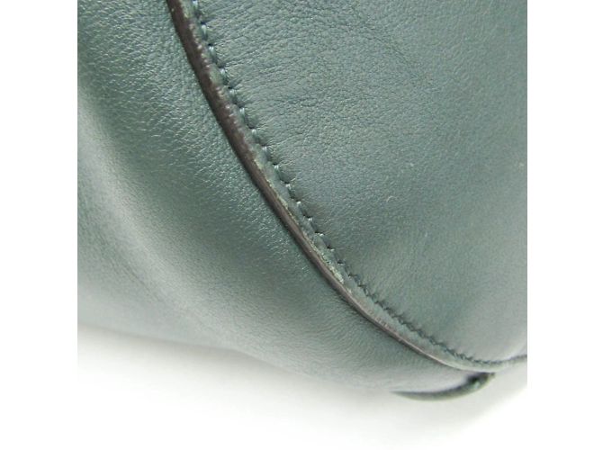 Céline Celine Big Bag Damen Leder Schultertasche Khaki - Ansicht 4