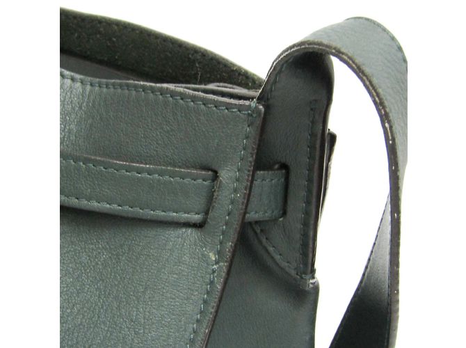 Céline Celine Big Bag Damen Leder Schultertasche Khaki - Ansicht 8