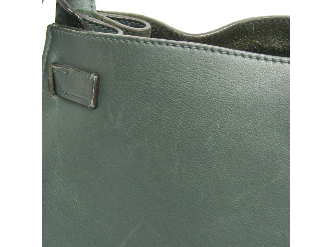 Céline Celine Big Bag Damen Leder Schultertasche Khaki - Ansicht 9