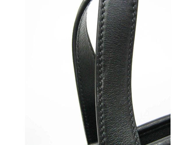 Borsa in pelle da uomo Prada nera Nero - vista 11