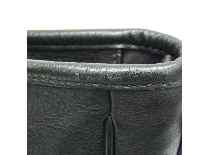 Borsa in pelle da uomo Prada nera Nero - vista 8