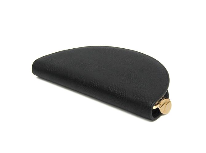 Tiffany & Co Tiffany Half Moon Leder Langbörse Schwarz - Ansicht 3