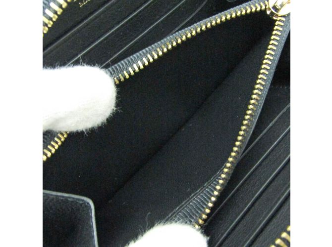 Tiffany & Co Tiffany Half Moon Leder Langbörse Schwarz - Ansicht 5