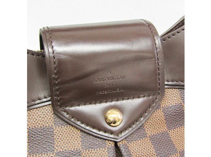 Borsa a spalla Louis Vuitton Damier Sistine MM N41541 per donne Damier ebene - vista 11