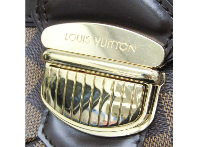 Borsa a spalla Louis Vuitton Damier Sistine MM N41541 per donne Damier ebene - vista 5
