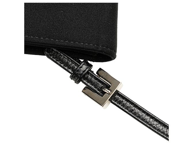 Fendi Mini Nylon FF Lock Crossbody Nero - vista 11