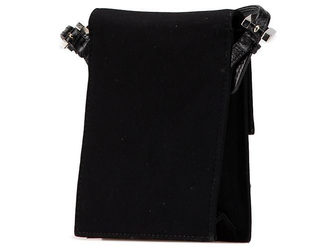 Fendi Mini Nylon FF Lock Crossbody Nero - vista 2