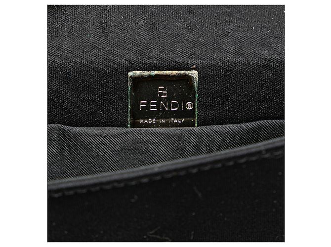 Fendi Mini Nylon FF Lock Crossbody Nero - vista 5