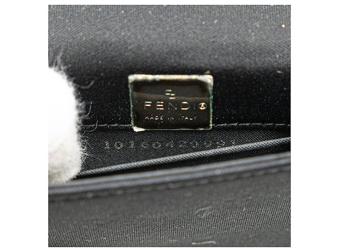 Fendi Mini Nylon FF Lock Crossbody Nero - vista 6