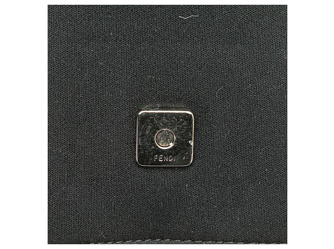 Fendi Mini Nylon FF Lock Crossbody Nero - vista 7