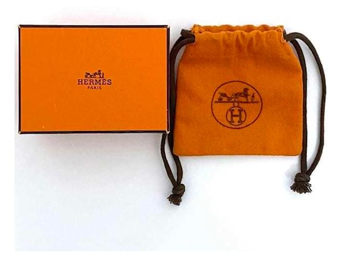 Hermès Orecchini Hermes in azzurro chiaro e oro rosa D'oro Blu chiaro - vista 11