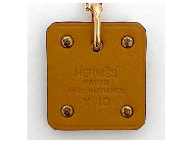 Hermès Collar Hermes como Doucour PM Castaño Dorado - vista 7