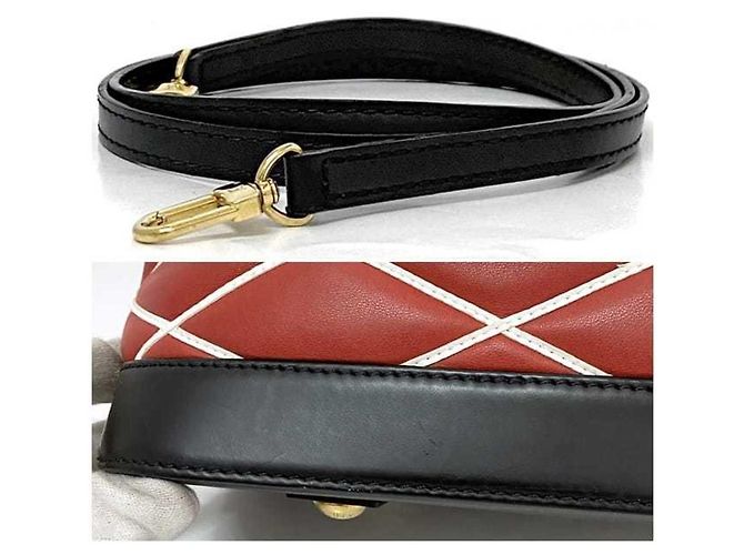 Borsa Alma PM Louis Vuitton Nero Rosso - vista 11