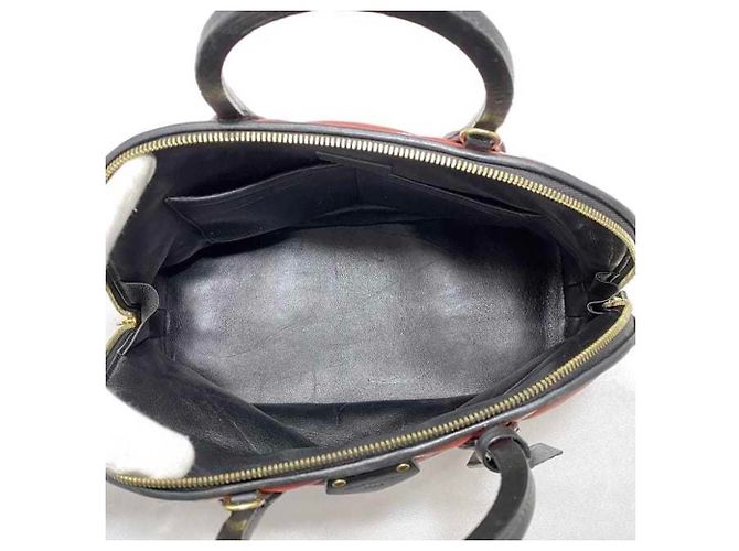 Borsa Alma PM Louis Vuitton Nero Rosso - vista 5