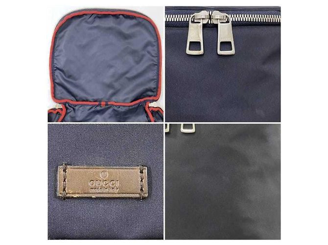 Zaino Gucci Diamante Marrone Blu navy - vista 11