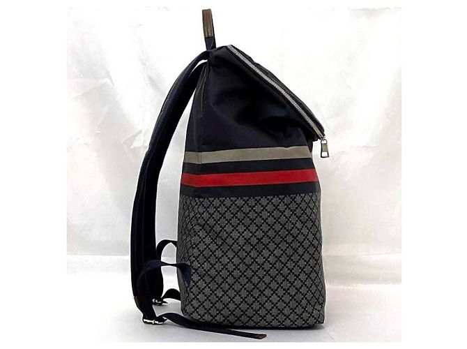 Zaino Gucci Diamante Marrone Blu navy - vista 3