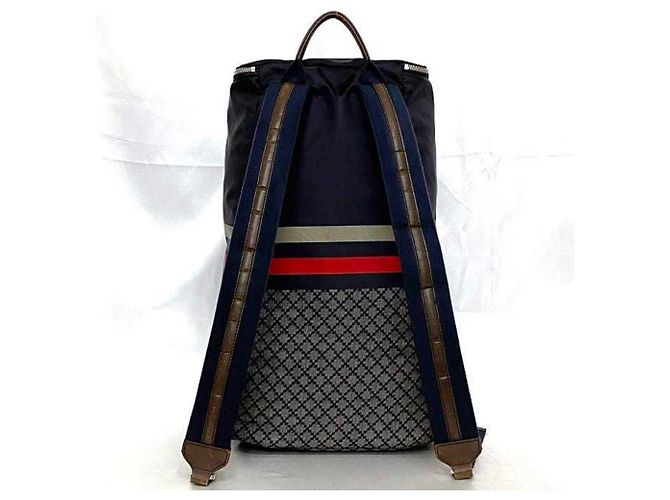 Zaino Gucci Diamante Marrone Blu navy - vista 4
