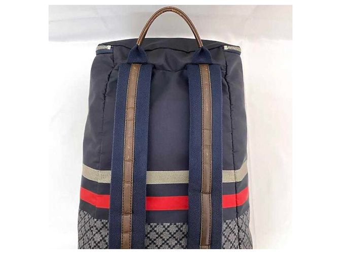 Zaino Gucci Diamante Marrone Blu navy - vista 7
