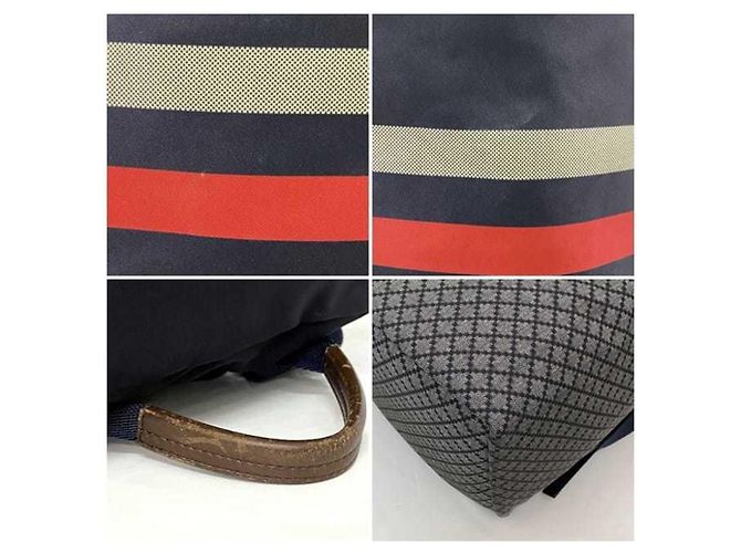 Zaino Gucci Diamante Marrone Blu navy - vista 9