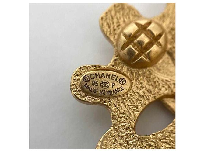 Orecchini a clip dorati Chanel D'oro - vista 7