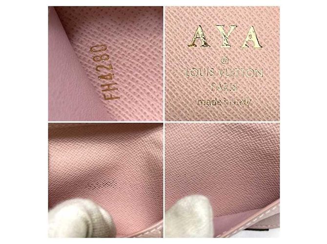Billetera plegable Louis Vuitton Castaño Rosa Monograma - vista 10