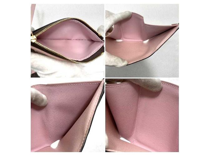 Billetera plegable Louis Vuitton Castaño Rosa Monograma - vista 11