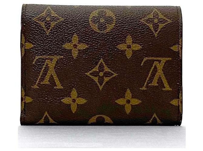 Billetera plegable Louis Vuitton Castaño Rosa Monograma - vista 3