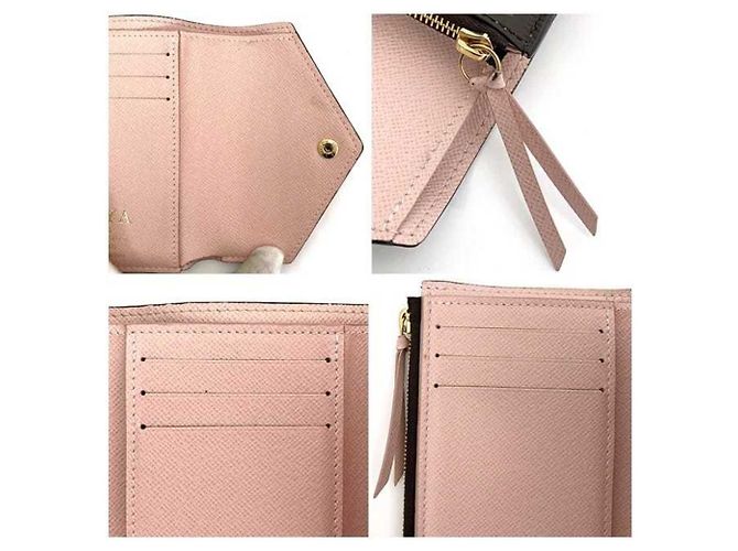 Billetera plegable Louis Vuitton Castaño Rosa Monograma - vista 8