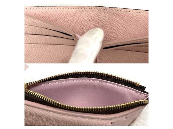 Billetera plegable Louis Vuitton Castaño Rosa Monograma - vista 9