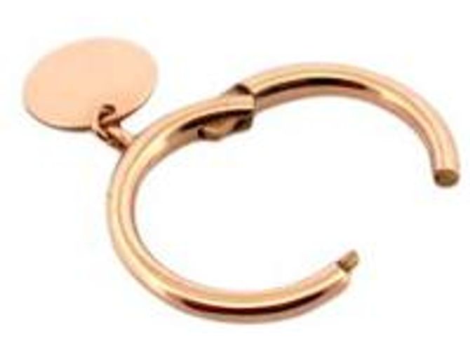 NUOVO ORECCHINO MONO VANRYCKE MINI CREOLE MARRAKECH IN ORO ROSA D'oro - vista 3