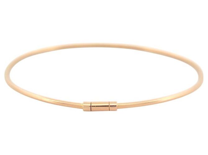 NUOVO BRACCIALE VANRYCKE JONC IL FILO DELLA VITA T1 IN ORO ROSA 18K - vista 2