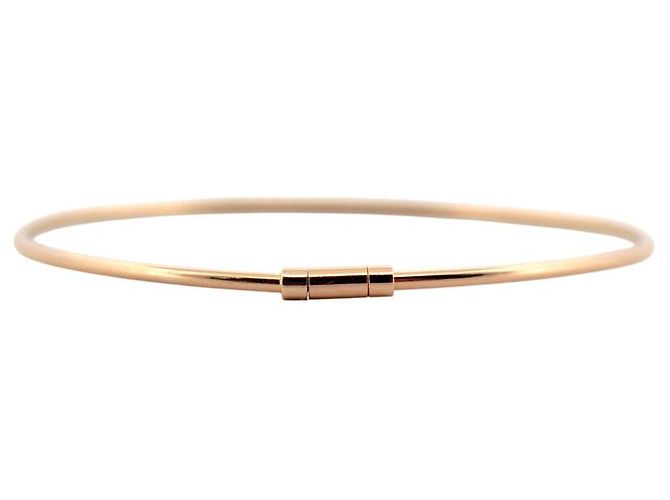 NUOVO BRACCIALE VANRYCKE JONC IL FILO DELLA VITA T1 IN ORO ROSA 18K - vista 3