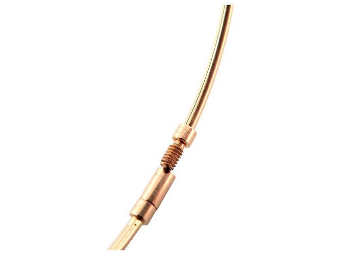 NUOVO BRACCIALE VANRYCKE JONC IL FILO DELLA VITA T1 IN ORO ROSA 18K - vista 7