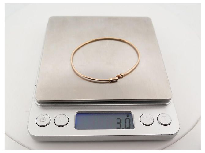 NUOVO BRACCIALE VANRYCKE JONC IL FILO DELLA VITA T1 IN ORO ROSA 18K - vista 9