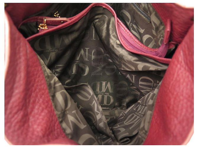 BOLSA DE MÃO MAC DOUGLAS KENTUCKY ROMO T M HOBO DE COURO BORDEAUX - vista 11