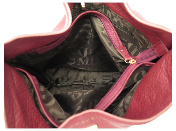 BOLSA DE MÃO MAC DOUGLAS KENTUCKY ROMO T M HOBO DE COURO BORDEAUX - vista 12