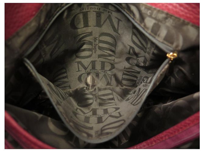 BOLSA DE MÃO MAC DOUGLAS KENTUCKY ROMO T M HOBO DE COURO BORDEAUX - vista 14