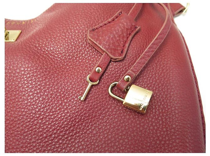 BOLSA DE MÃO MAC DOUGLAS KENTUCKY ROMO T M HOBO DE COURO BORDEAUX - vista 16