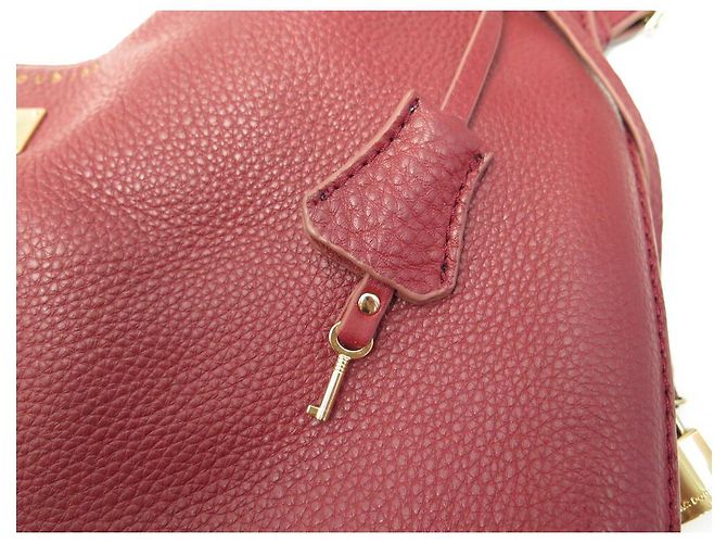 BOLSA DE MÃO MAC DOUGLAS KENTUCKY ROMO T M HOBO DE COURO BORDEAUX - vista 17