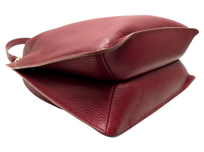 BOLSA DE MÃO MAC DOUGLAS KENTUCKY ROMO T M HOBO DE COURO BORDEAUX - vista 3