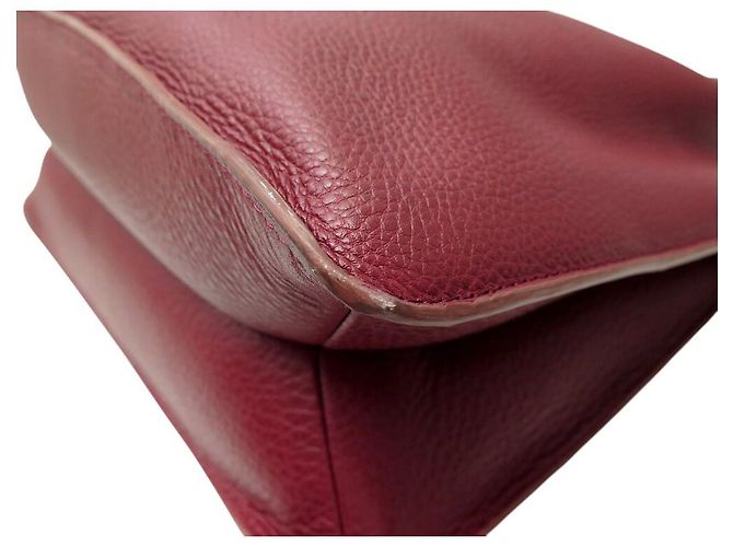 BOLSA DE MÃO MAC DOUGLAS KENTUCKY ROMO T M HOBO DE COURO BORDEAUX - vista 5