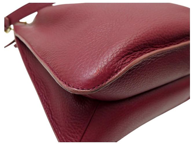 BOLSA DE MÃO MAC DOUGLAS KENTUCKY ROMO T M HOBO DE COURO BORDEAUX - vista 6