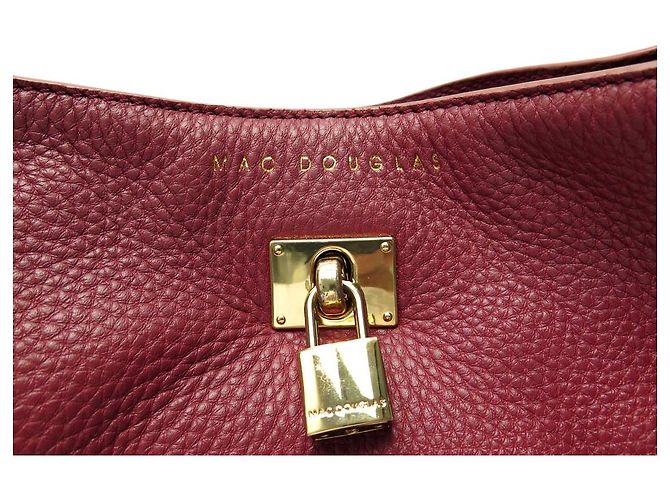 BOLSA DE MÃO MAC DOUGLAS KENTUCKY ROMO T M HOBO DE COURO BORDEAUX - vista 7
