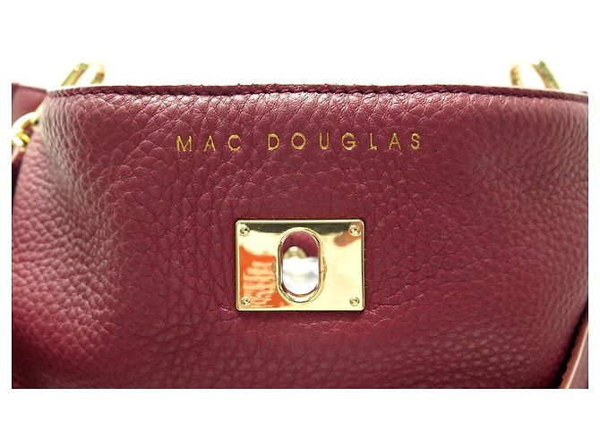 BOLSA DE MÃO MAC DOUGLAS KENTUCKY ROMO T M HOBO DE COURO BORDEAUX - vista 9