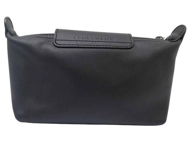 NOVE CASE COSMETICHE + PORTA-CARD LONGCHAMP LE PLIAGE XTRA CUOIO NERO - vista 2